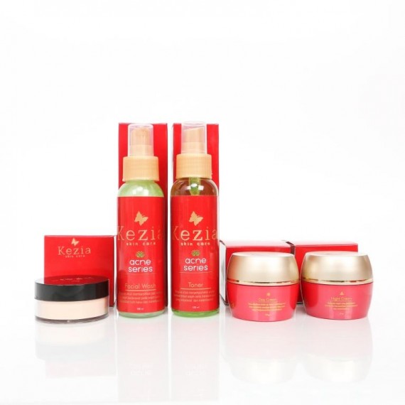 Kezia Paket Acne Series + Face Powder 